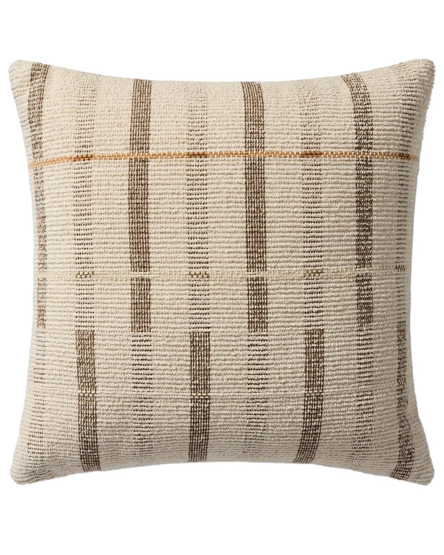 Loloi 20x20in Pillow Cover With Down Insert