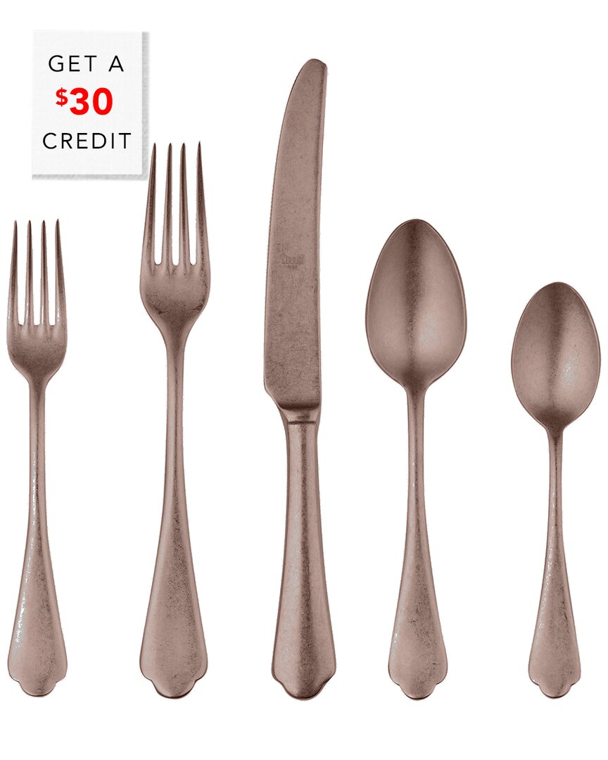 Mepra 5pc Flatware Set With $30 Credit