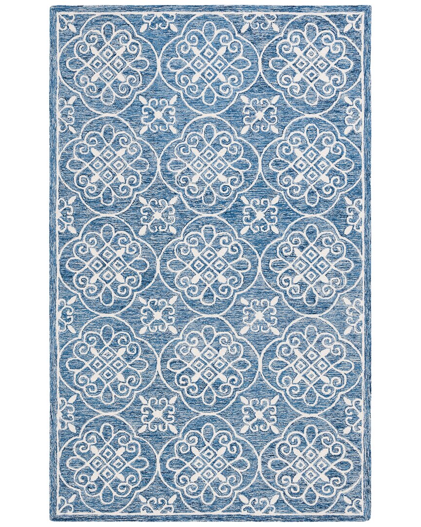 Ralph Lauren Lauren Hand Tufted Wool & Cotton Rug In Navy