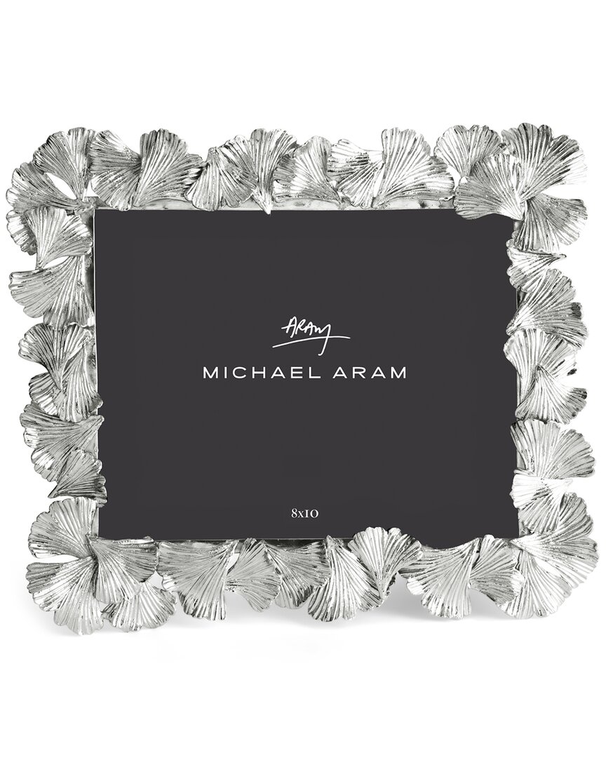 Shop Michael Aram 8x10 Ginkgo Frame In Silver