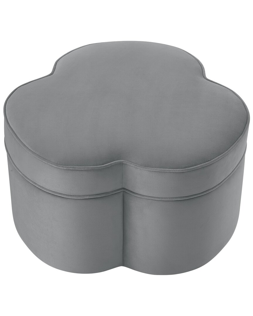 Shop Shabby Chic Akeem Cocktail Ottoman In Grey