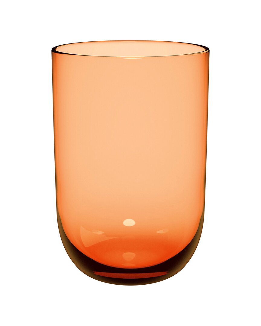 Villeroy & Boch Set Of 2 Like Highball/tumblers In Orange
