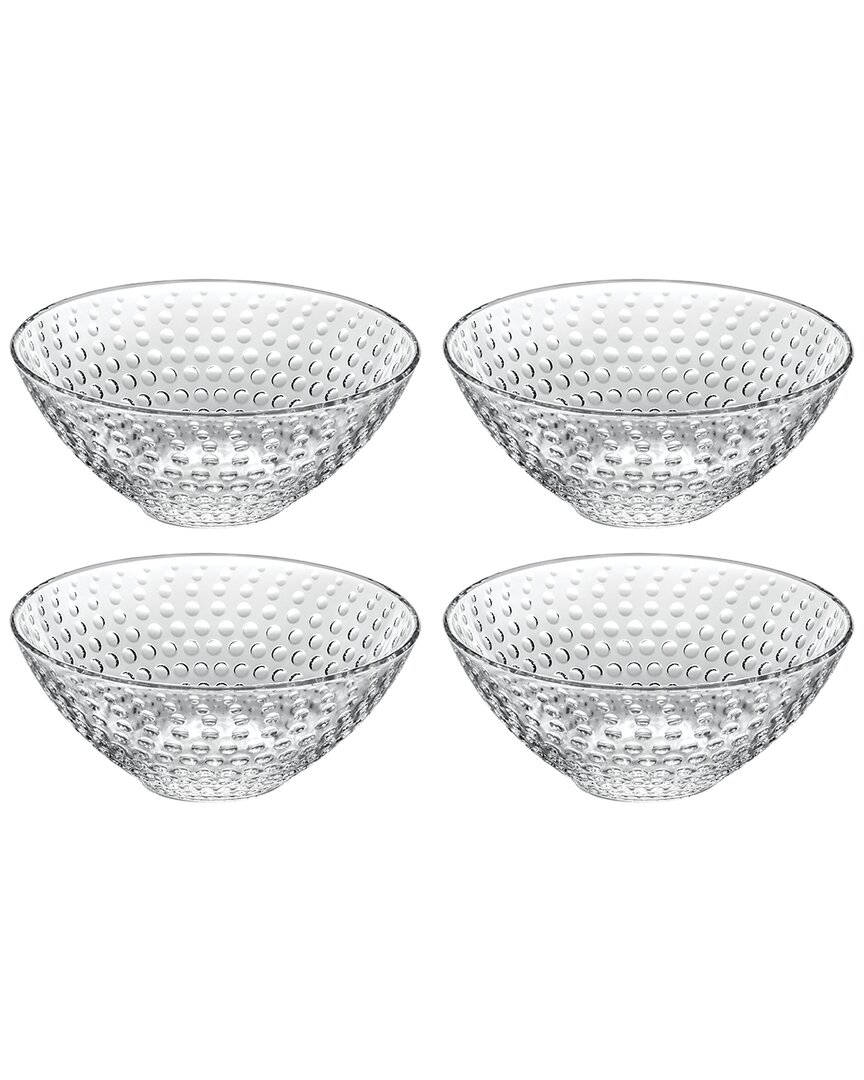 Barski European Glass Bowls Set Of 4 In Clear