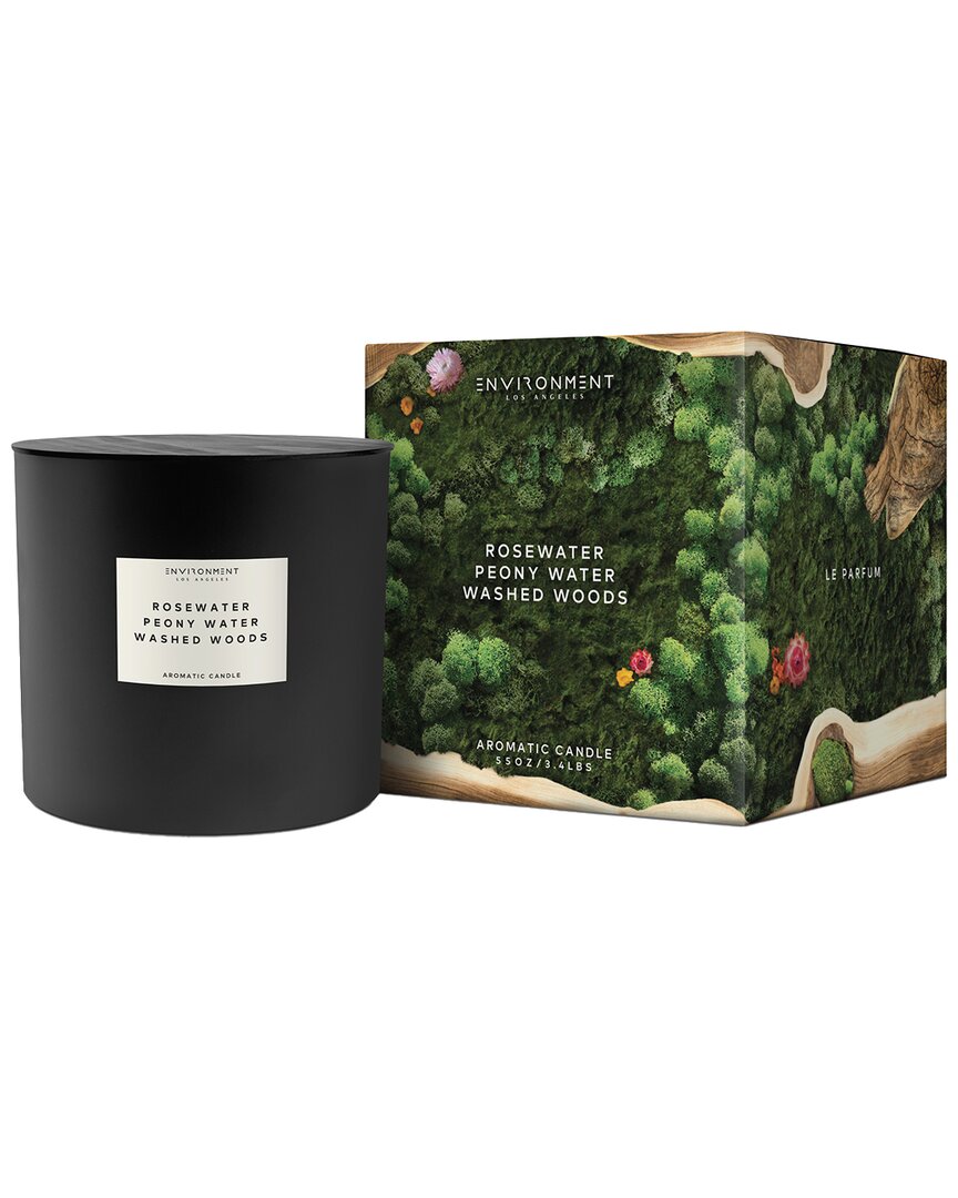Shop Environment Los Angeles Environment 55oz Candle Inspired By Issey Miyake L'eau D'issey® Rosewater, Peony Water & Washed Wood