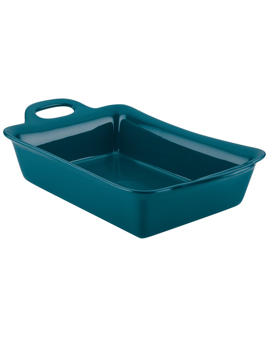 Shop Rachael Ray Ceramics 9 X 13in Baker In Teal