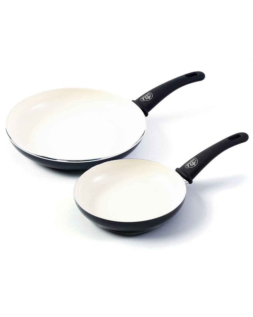 Greenlife Soft Grip Healthy Ceramic Nonstick 7in & 10in Frypan Set