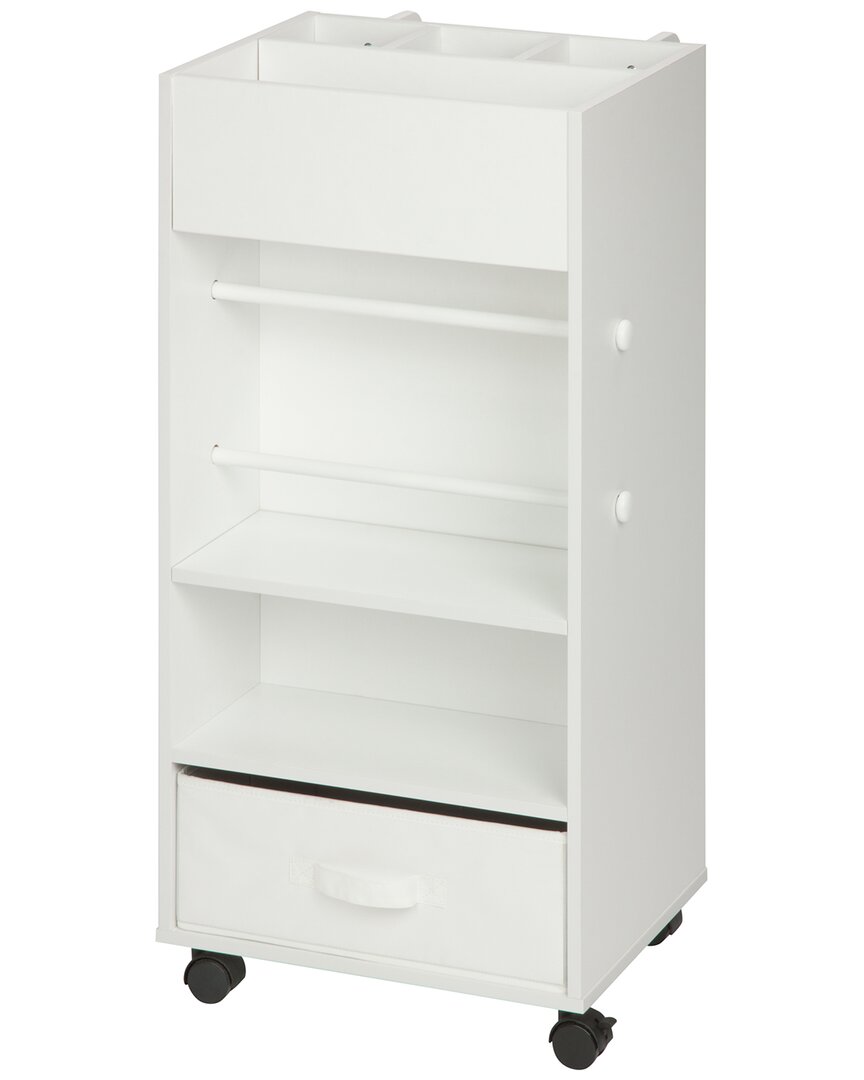 Honey-can-do Craft Storage Cart With Wheels In White