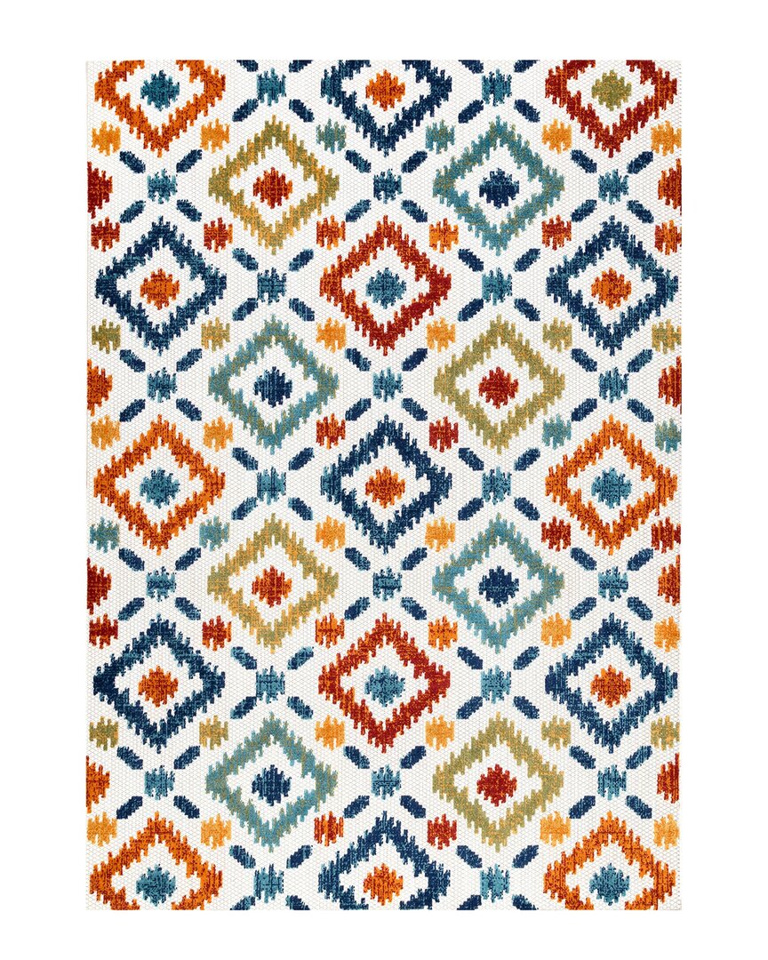 Nuloom Indoor/outdoor Transitional Labyrinth Rug In Multi