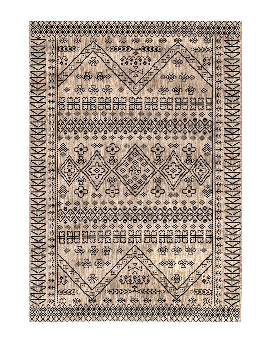 Shop Nuloom Kandace Outdoor Rug In Brown