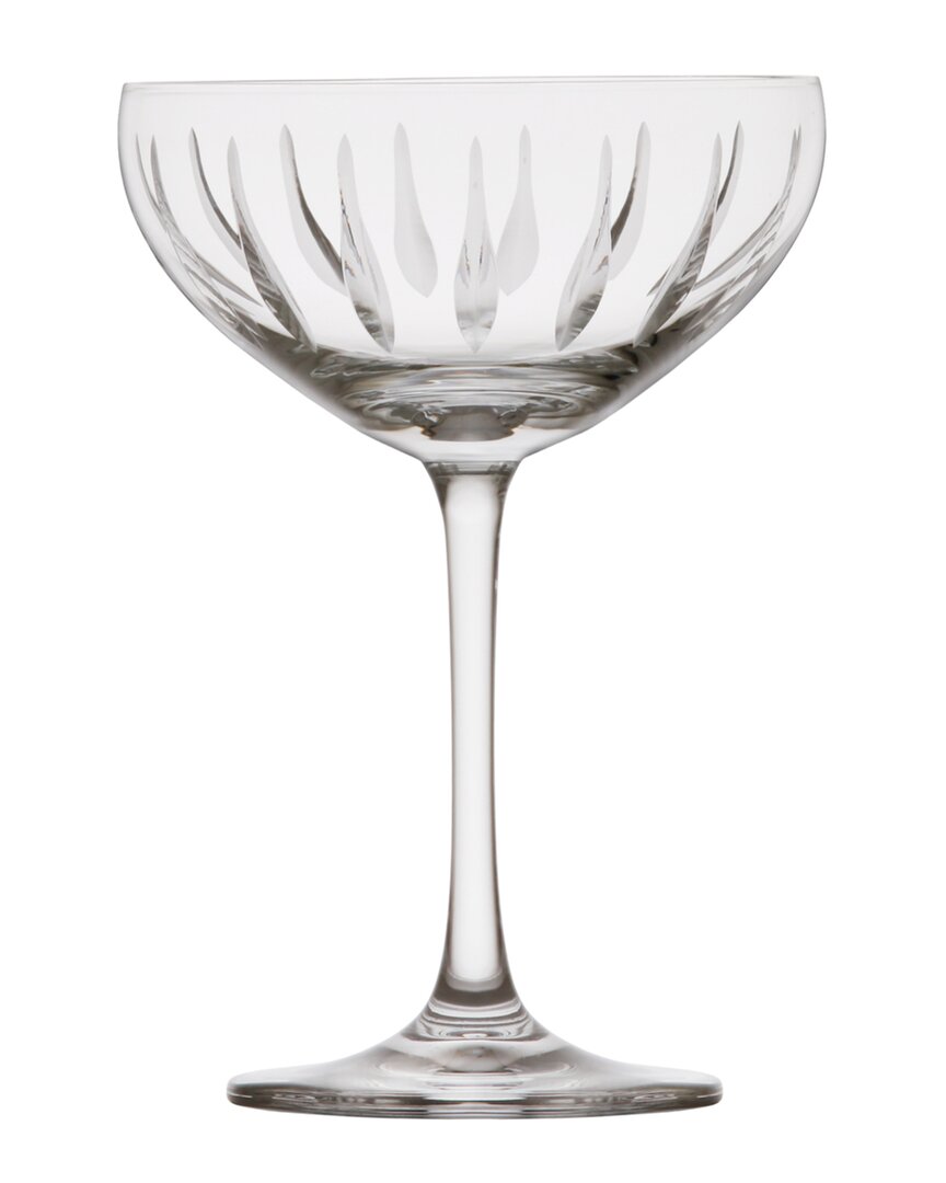 Zwiesel Glas Set Of 6 Distil Kirkwall 9.5oz Saucer Champagne Flutes