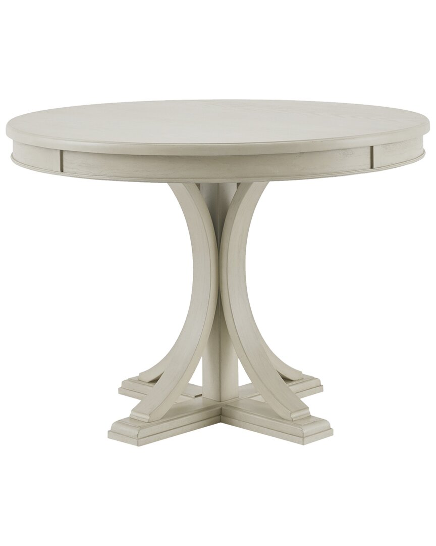 Shop Madison Park Signature Helena Round Dining Table In White