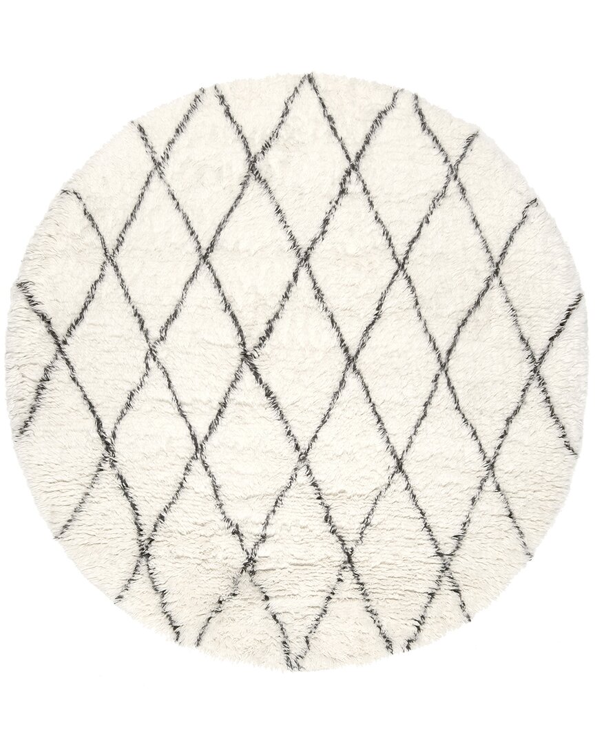 Shop Nuloom Discontinued  Hand Made Marrakech Shag Wool Rug In Multi