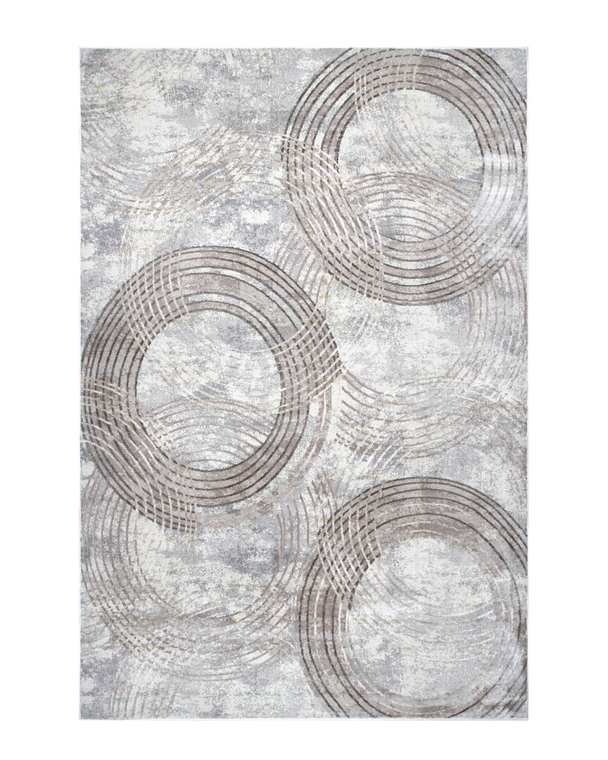 Shop Nuloom Discontinued  Austin Abstract Circles Rug In Multi