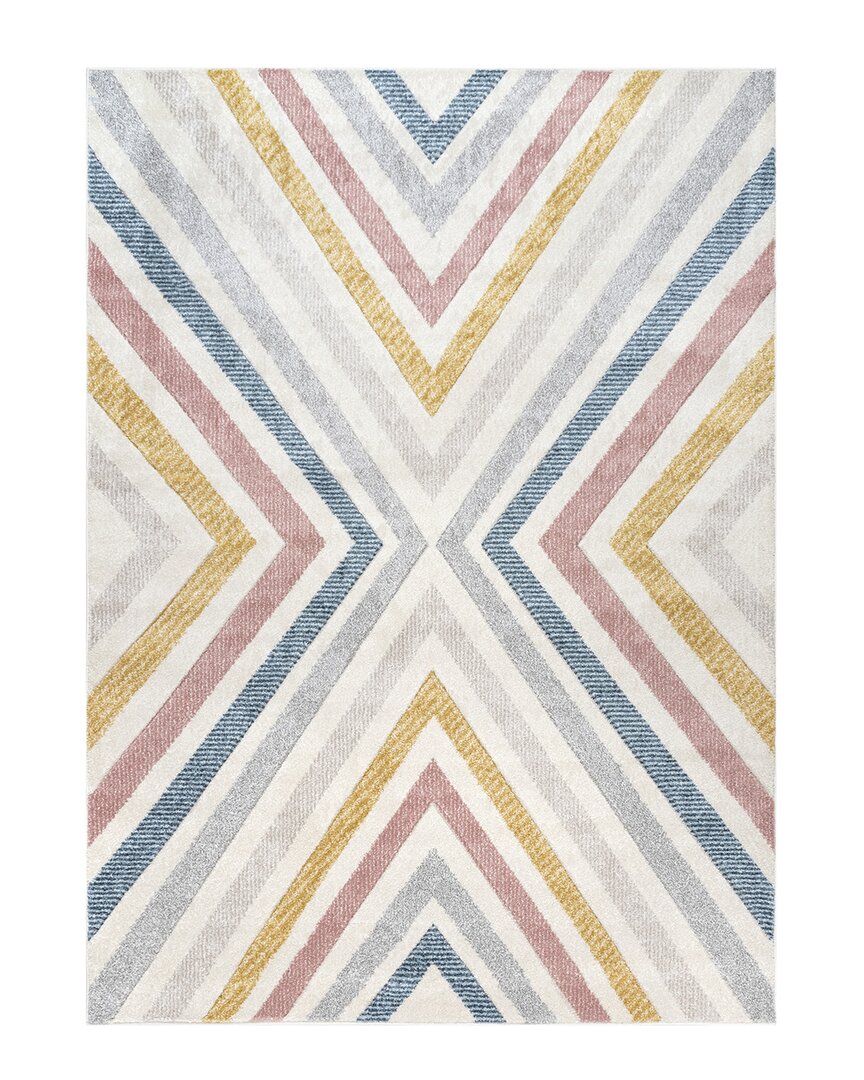 Nuloom Neveah Contemporary Chevron Rug In Multi