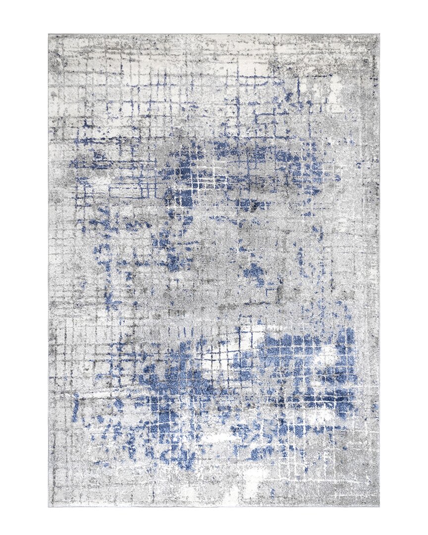 Shop Nuloom Georgie Abstract Grid Rug In Multi