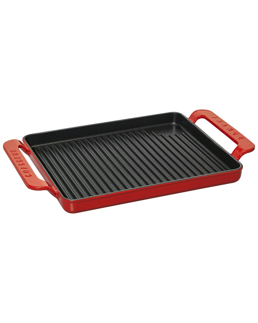 French Home Chasseur French Rectangular Enameled Cast Iron Grill