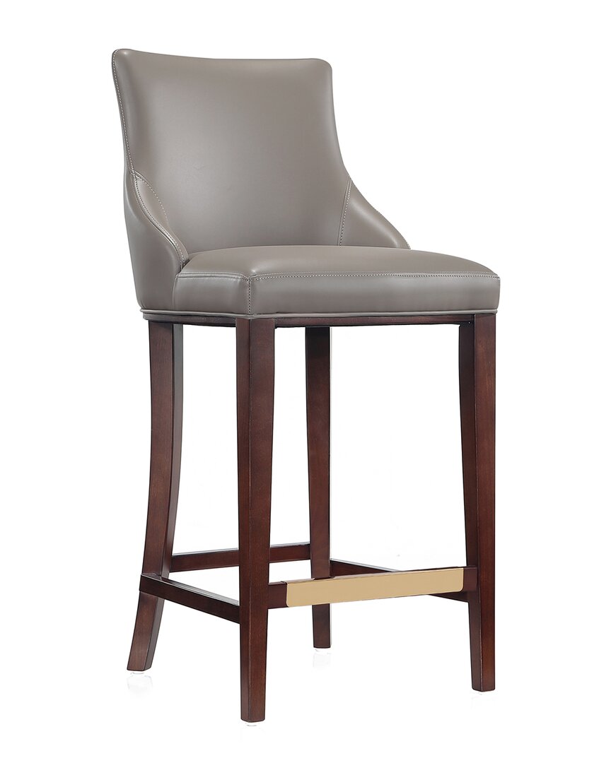 Manhattan Comfort Modern Set Of 3 Shubert Upholstered Barstools