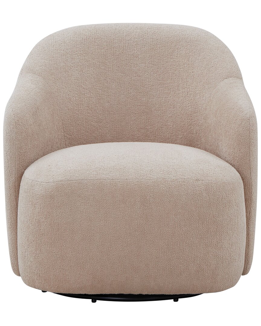 Safavieh Couture Peitra Boucle Accent Chair In Brown