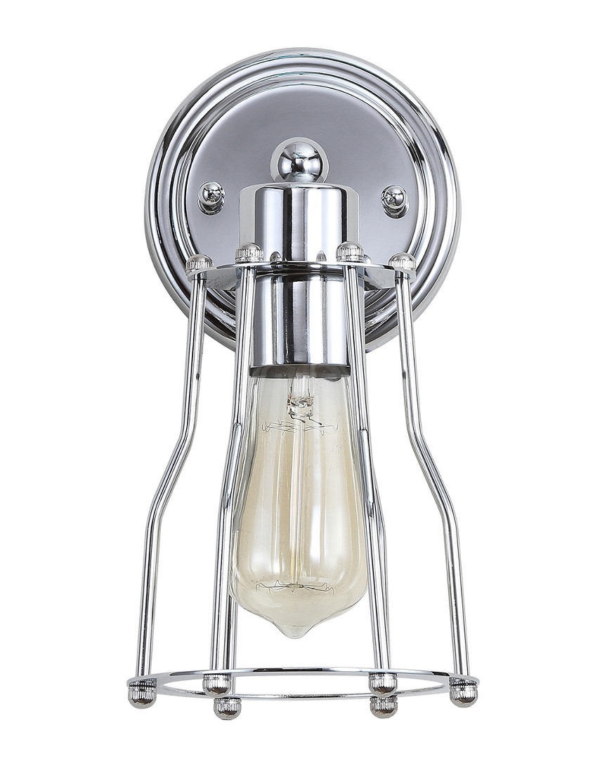 Jonathan Y Designs1-light Evelyn Chrome Vanity Light