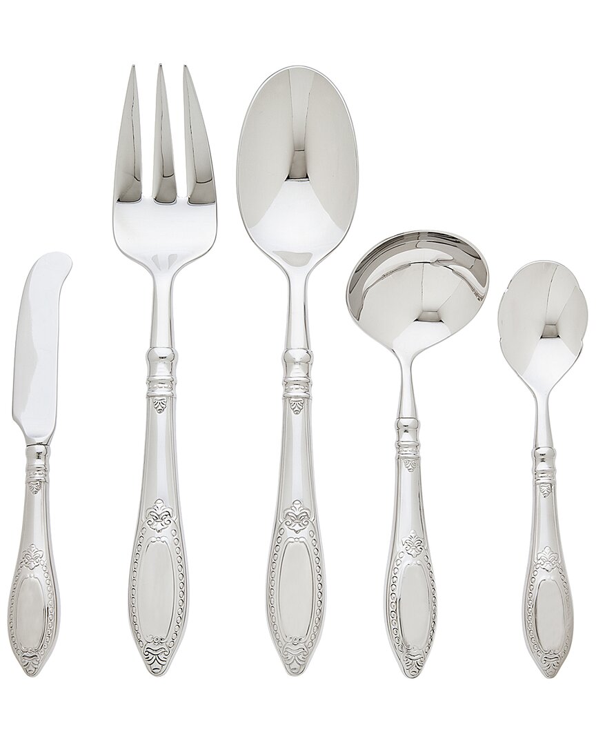Ricci Argentieri Donatello 18/10 Stainless Steel 5pc Hostess Set