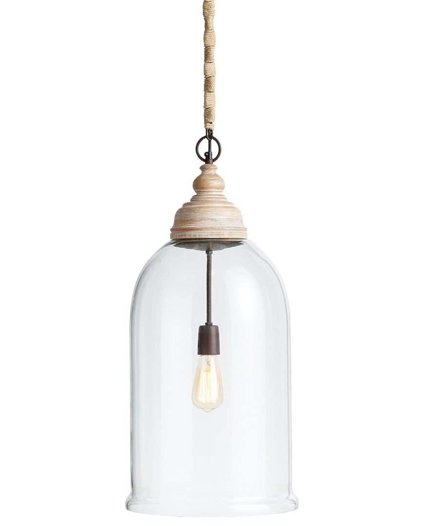 Napa Home & Garden Vintner's Cloche Pendant In Clear
