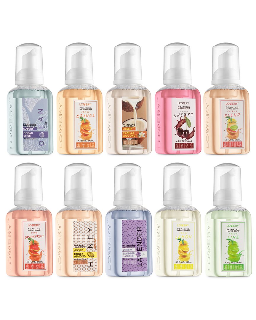Shop Lovery Pack Of 10 Citrus Foaming Hand Soaps