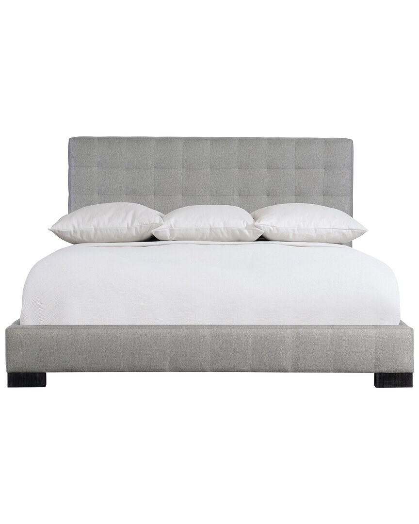 Bernhardt Lasalle Upholstered Panel Bed In Brown