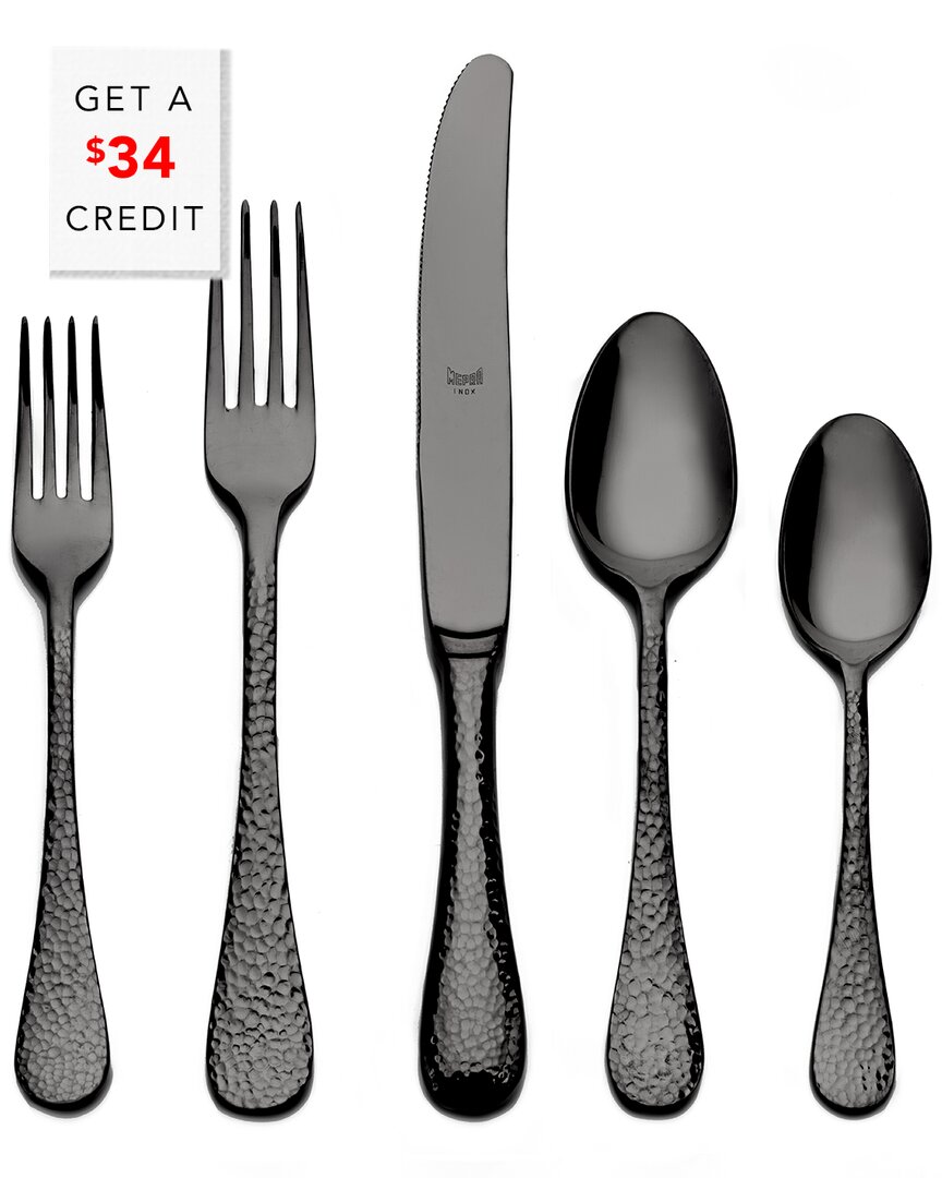 Mepra 5pc Flatware Set With $34 Credit