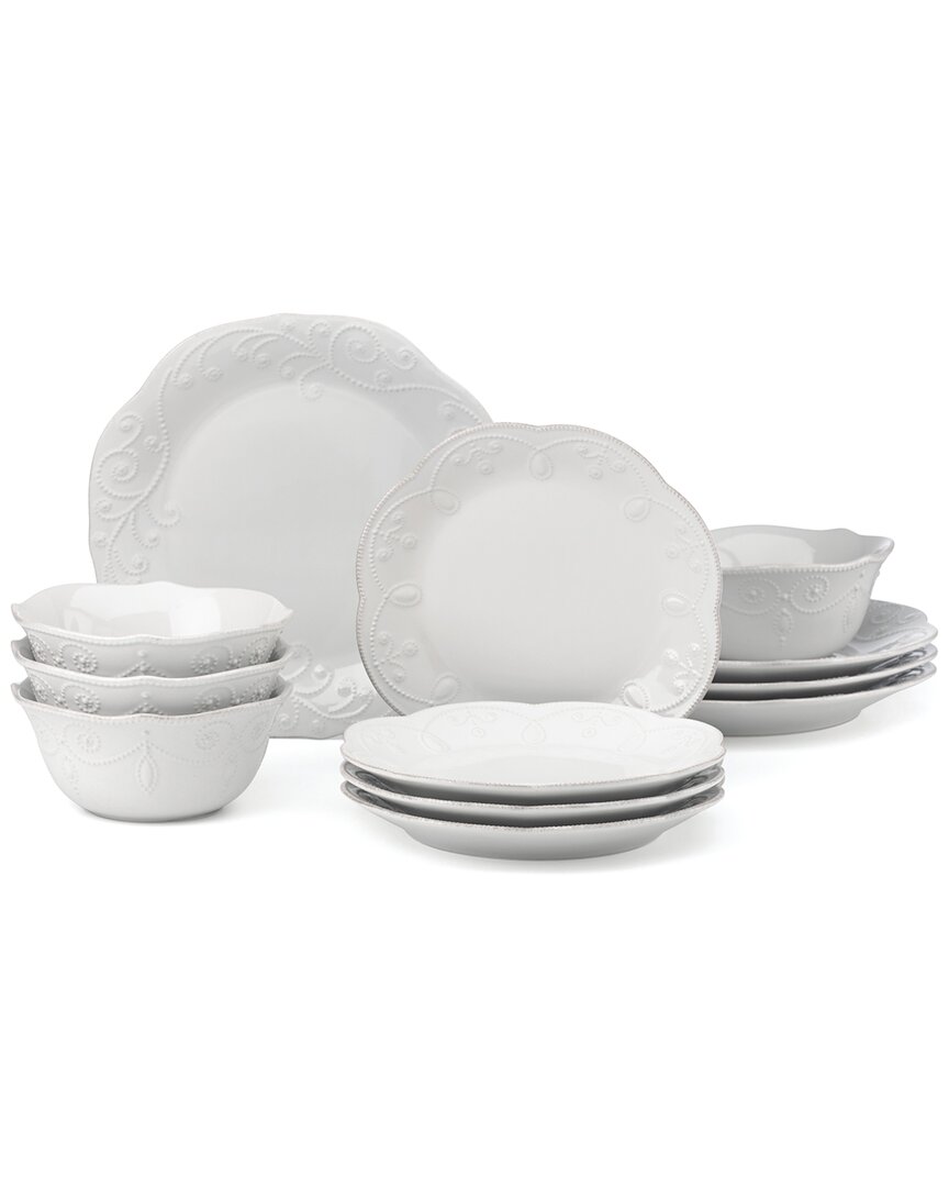 Lenox French Perle White 12pc Dinnerware Set