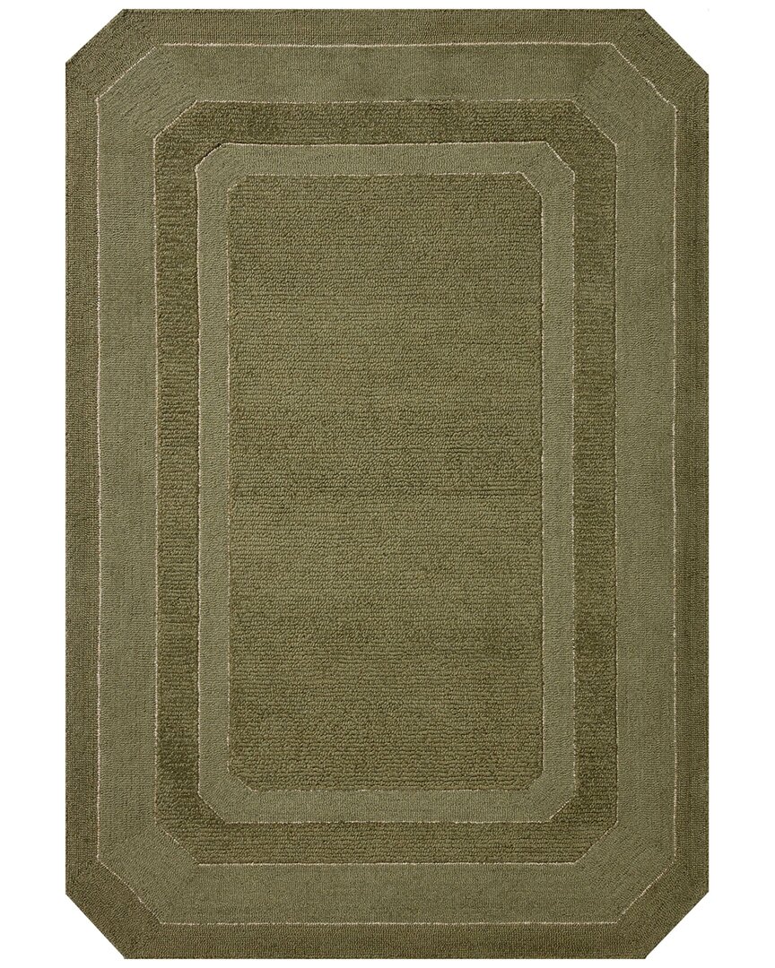 Loloi Clayton Wool Area Rug In Green