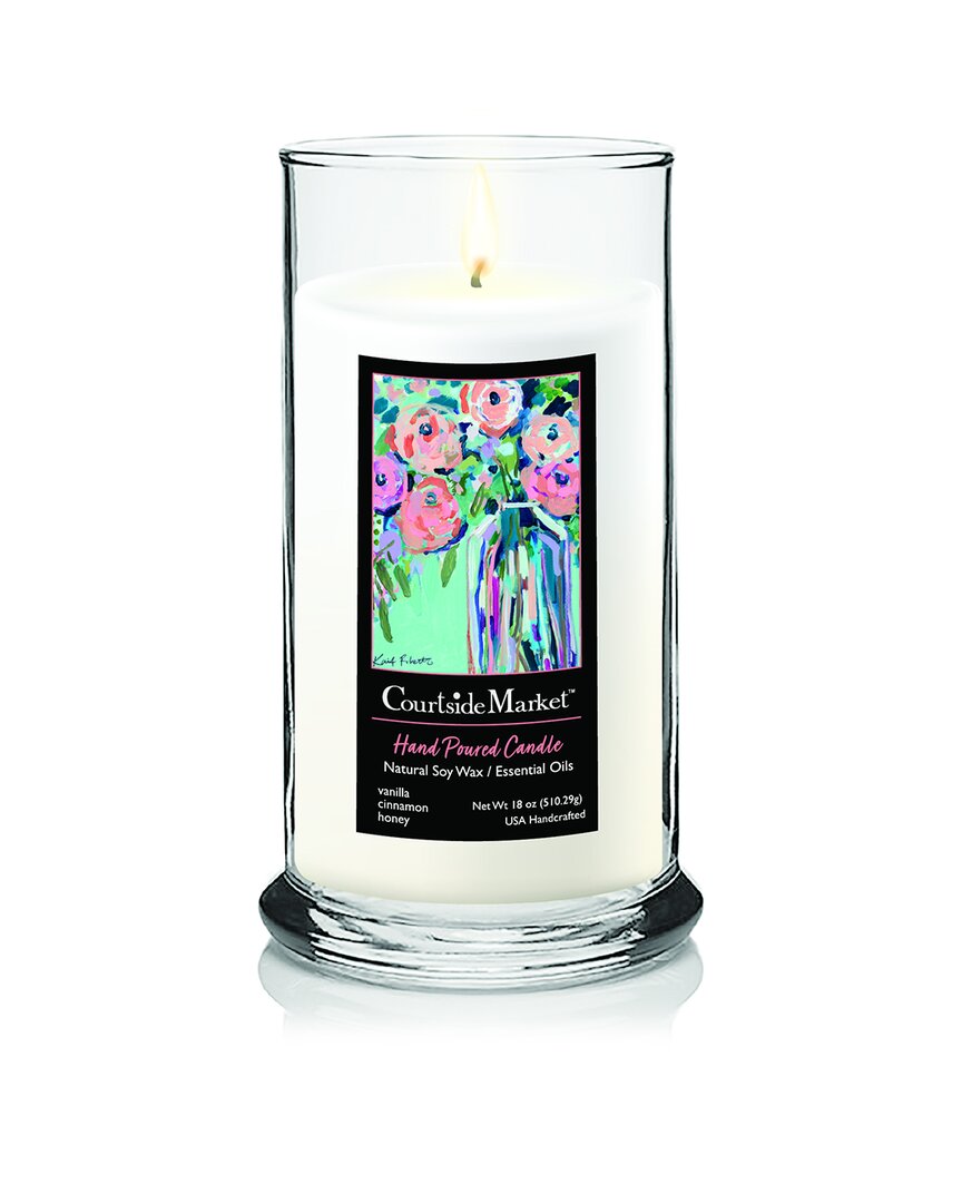 Courtside Market Wall Decor Courtside Market Lucious Floral Soy Wax Candle