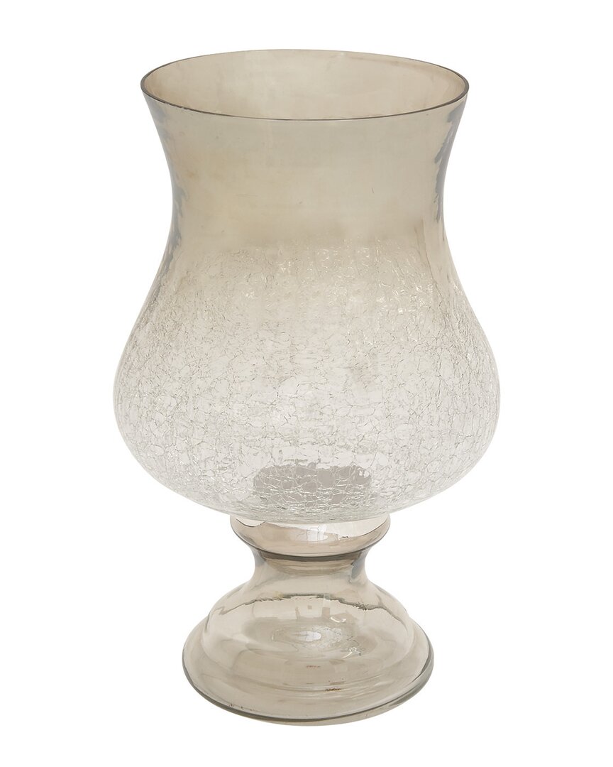 Peyton Lane Clear Glass Traditional Candle Holder
