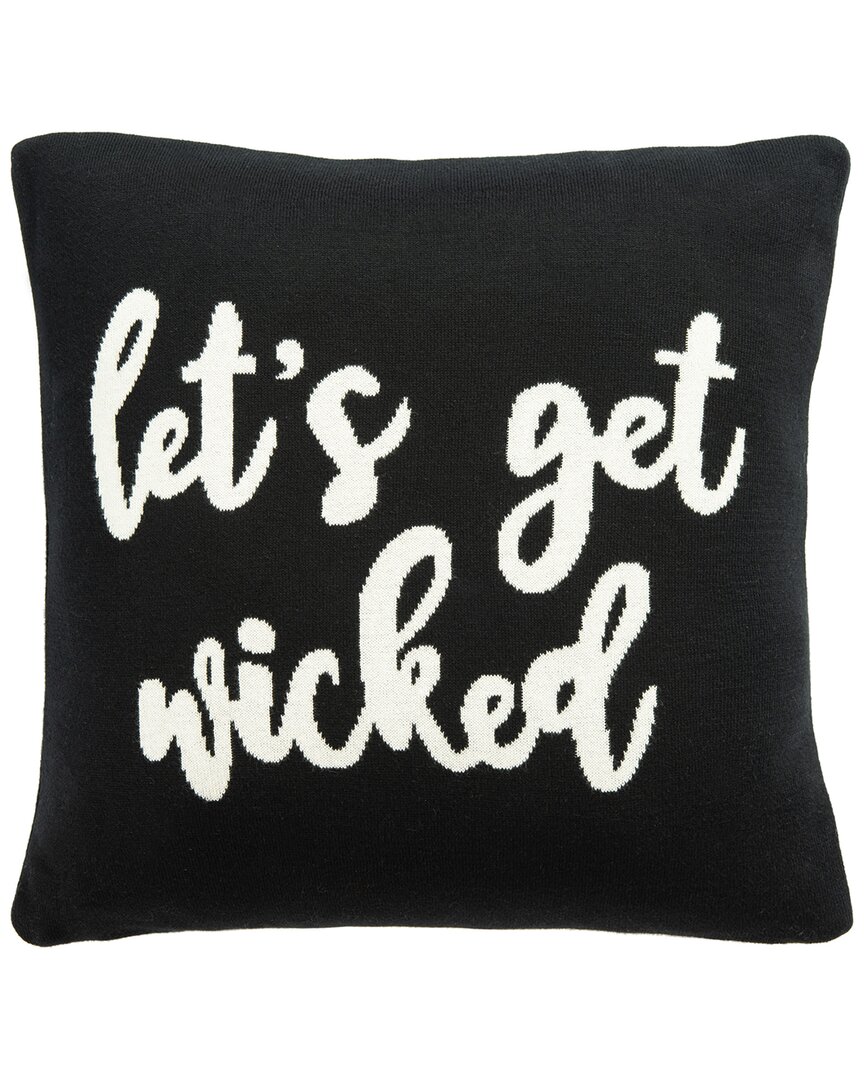 Safavieh Wicked Pillow In Black