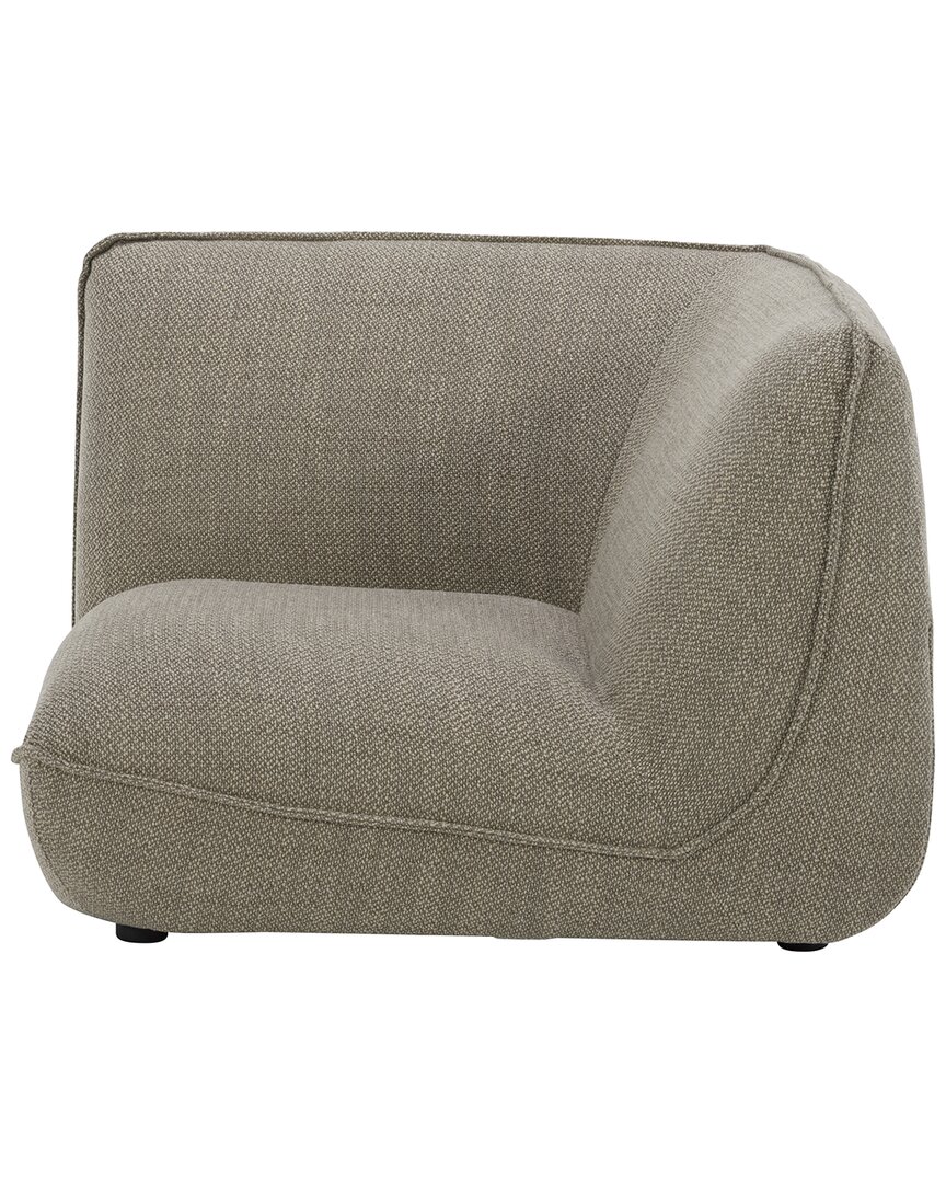 Moe's Home Collection Zeppelin Corner Chair In Grey