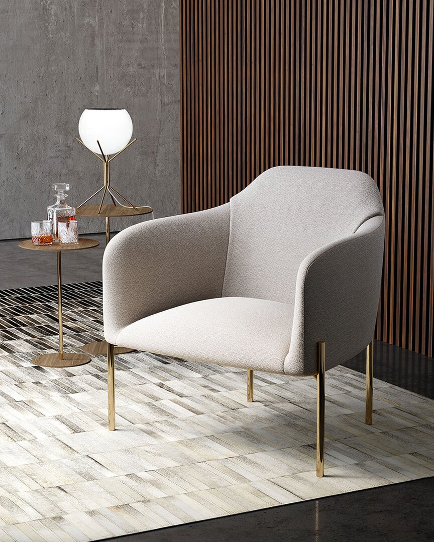 Shop Modloft Tiemann Lounge Chair In Grey
