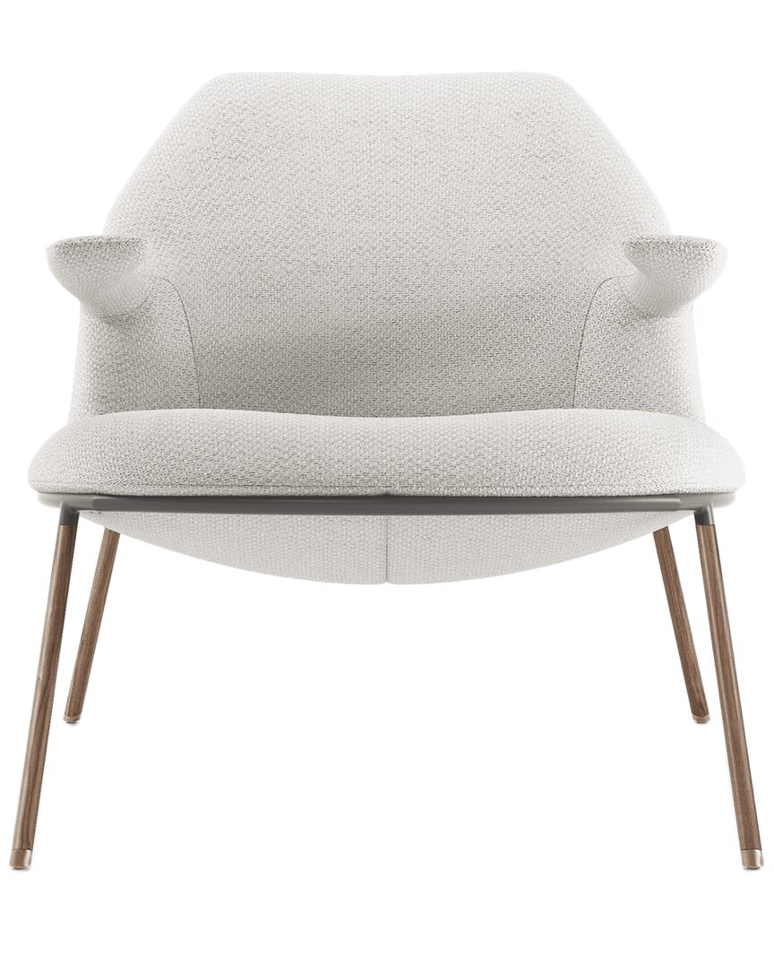 Shop Modloft Gansevoort Lounge Chair In Grey