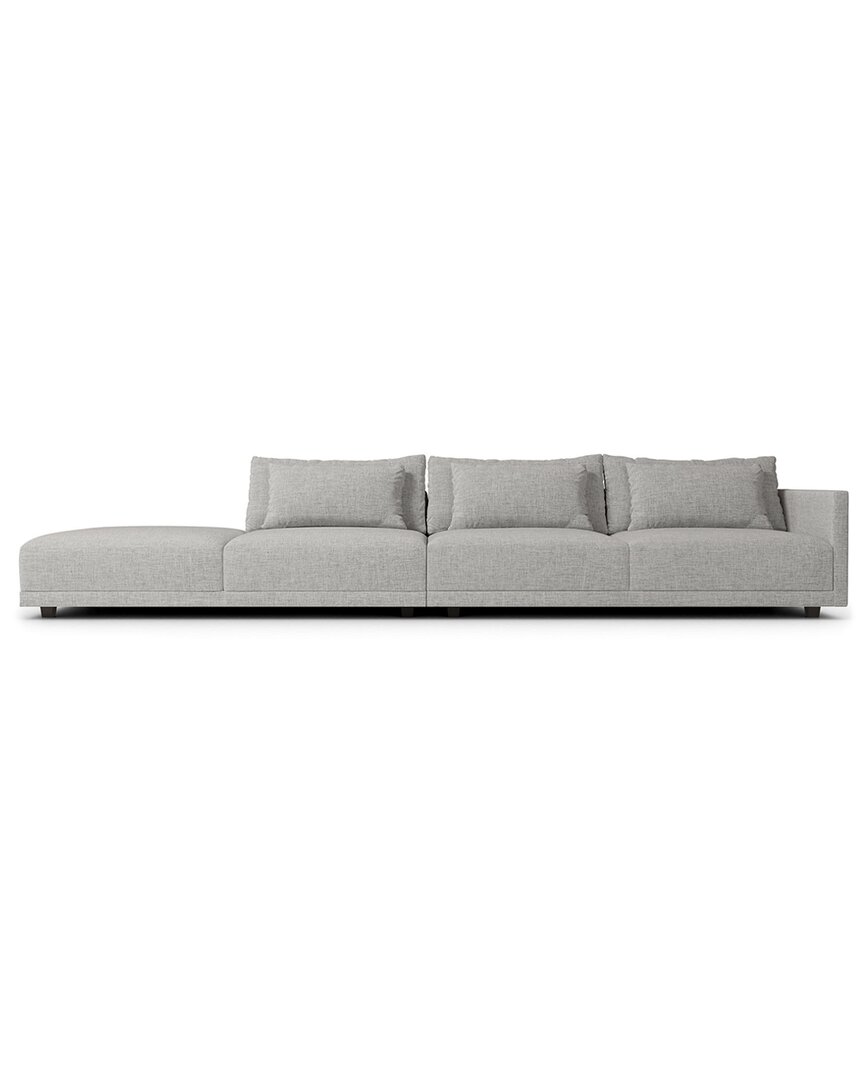 Shop Modloft Basel Modular Sofa Set 08a In Grey
