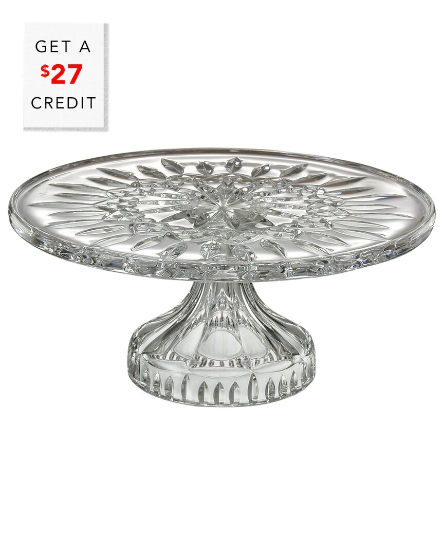 Shop Waterford Lismore Cake Plate Footed 11in With $27 Credit