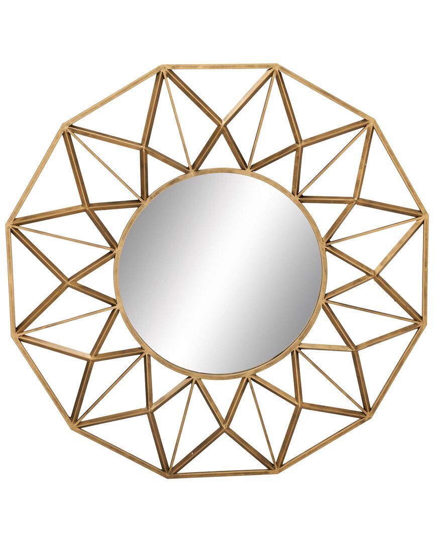 Peyton Lane Glam Wall Mirror In Gold