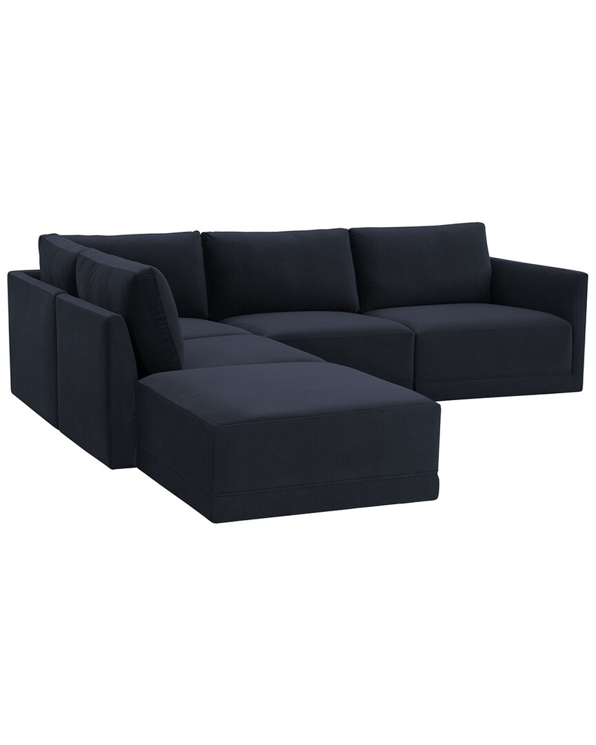 Tov Furniture Willow Modular Sectional In Navy