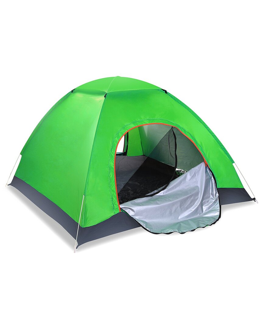 Fresh Fab Finds 4 Person Green Waterproof Pop Up Tent