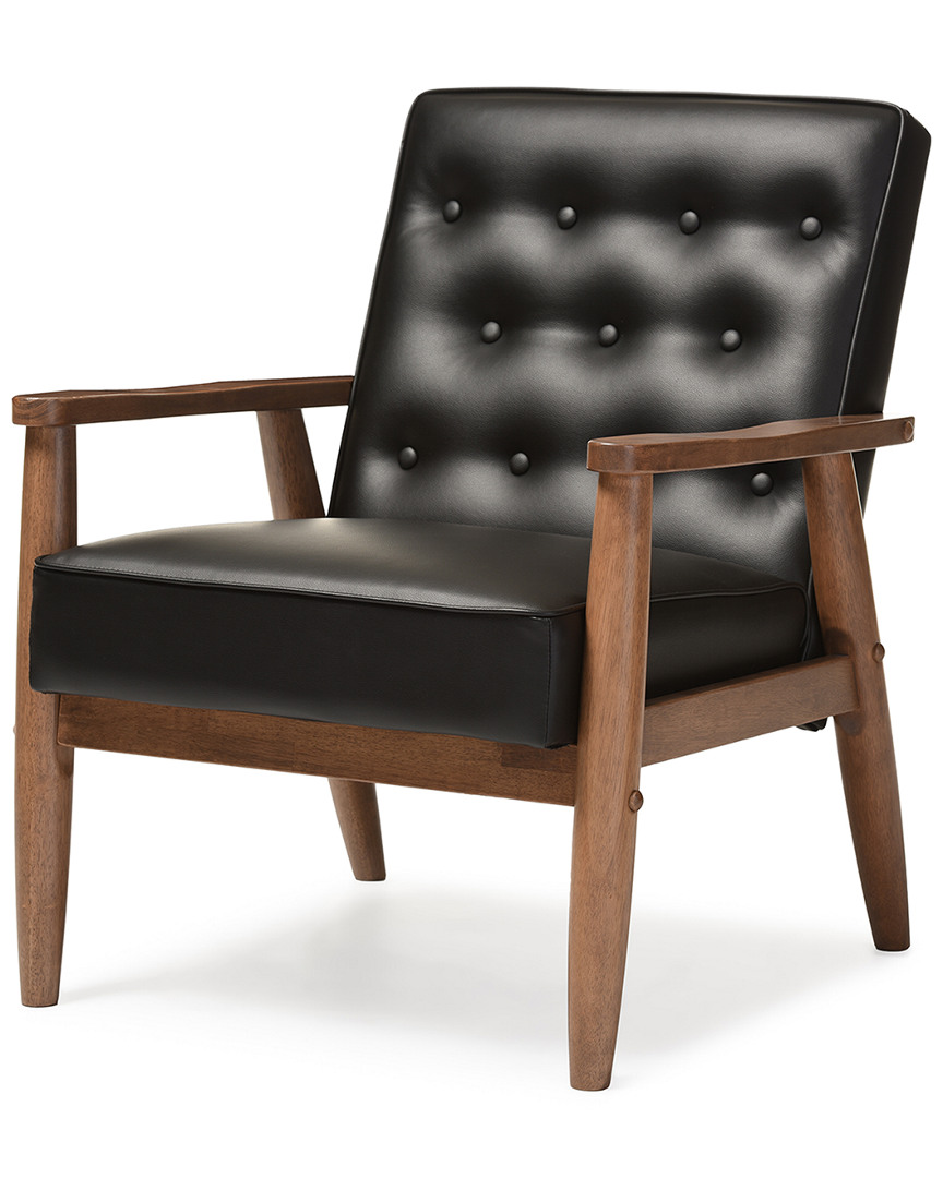 Design Studios Sorrento Lounge Chair- Black