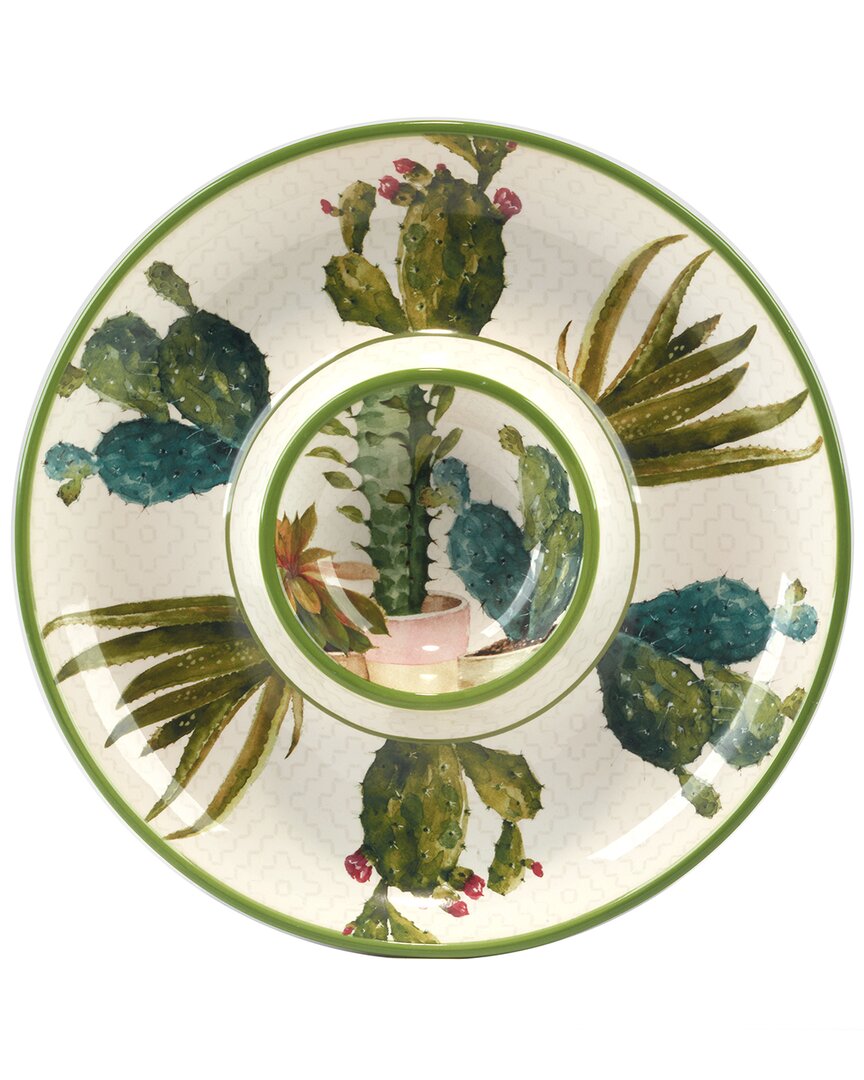 Certified International Cactus Verde Chip Dip, 13.75"