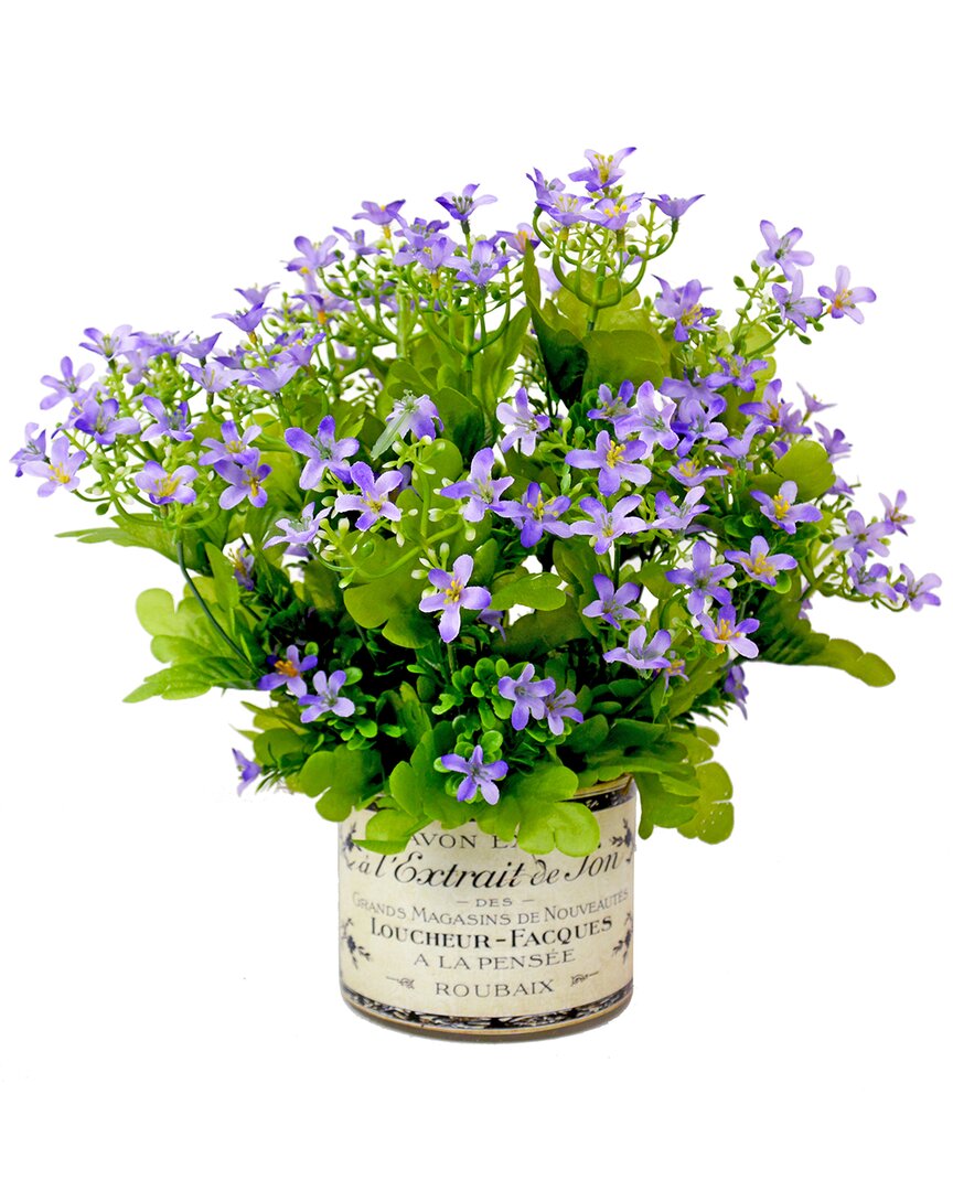 Creative Displays Lavender Bush In A Labeled Vase In Purple