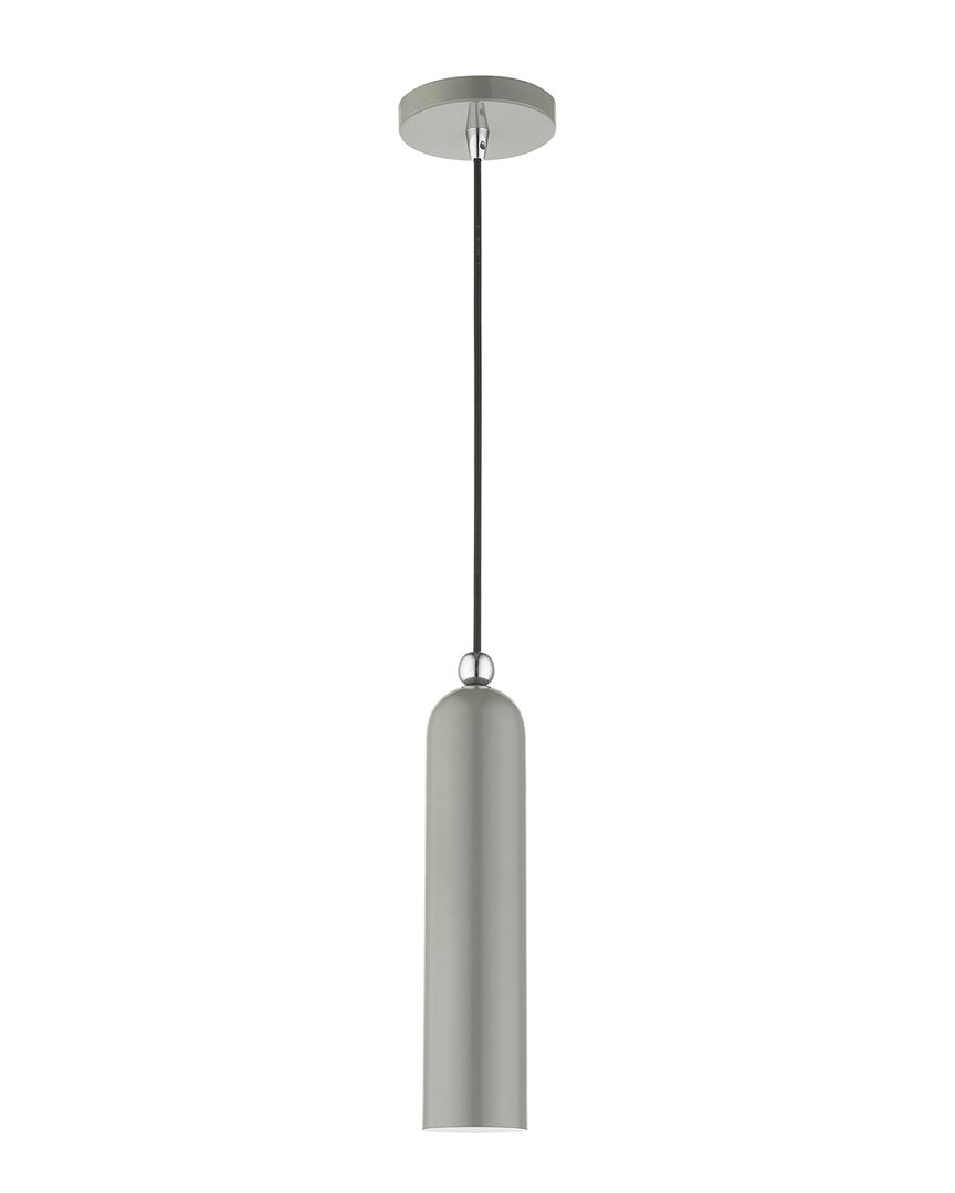 Livex Lighting Ardmore Light Gray Pendant In Grey