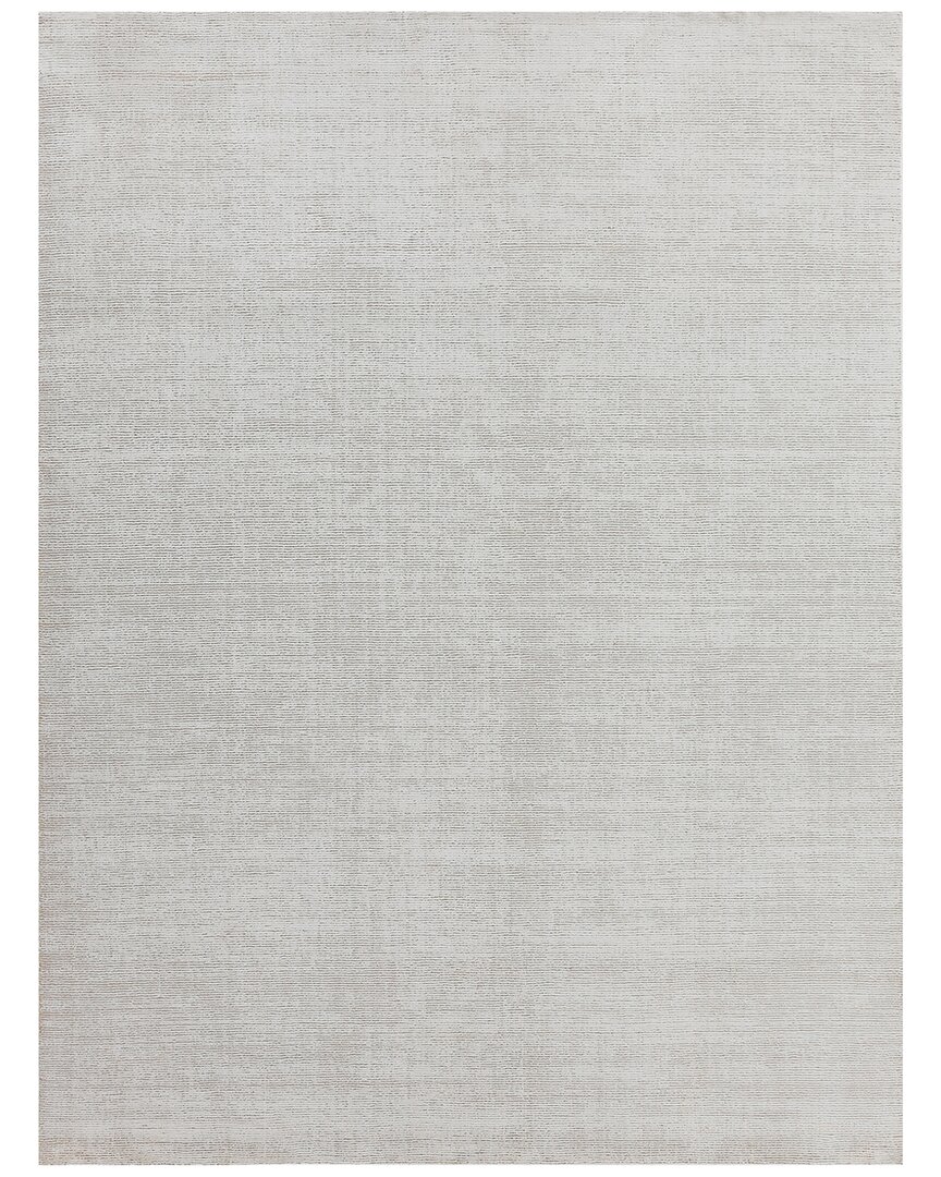 Exquisite Rugs Duo Hand-loomed New Zealand Wool & Bamboo Silk Whitearea Rug
