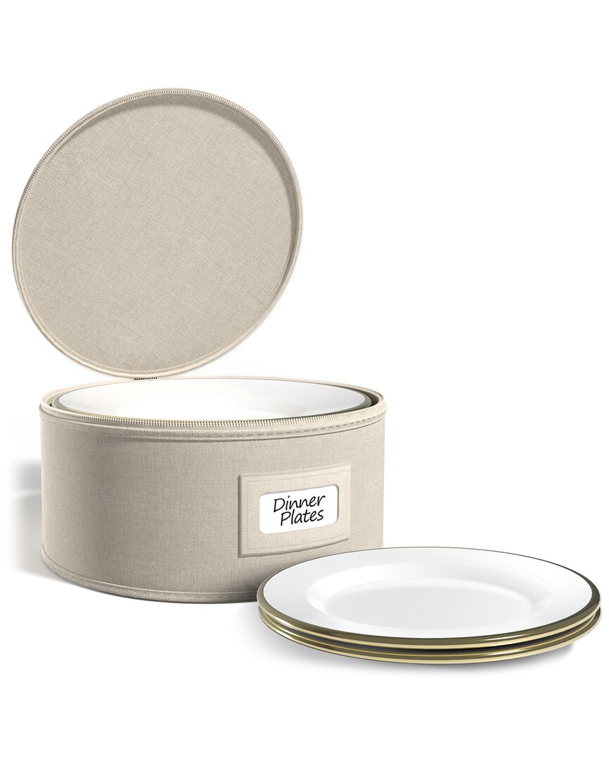 Sorbus China Storage Dinnerware Organizer In Neutral