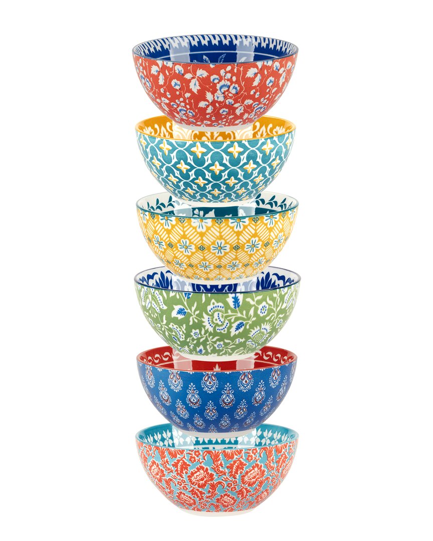 Certified International Panache Set Of 6 All Purpose Bowls