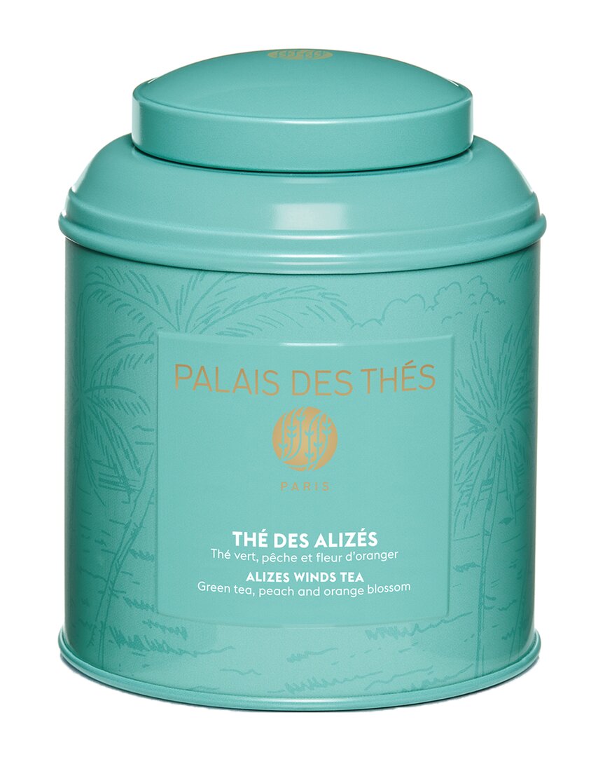 Palais Des Thes The Des Alizes Peach Green Tea In Blue