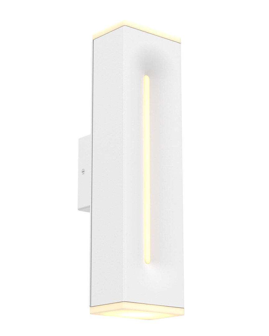 Villa 408 Vertical Led Wall Sconce In White